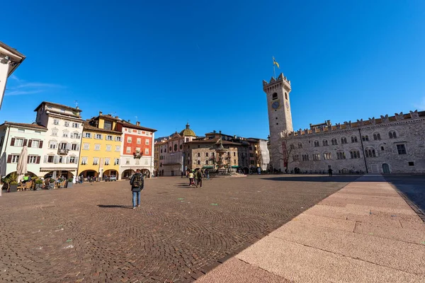 Trento Trentino Alto Adige Italie Mars 2020 Piazza Del Duomo — Photo