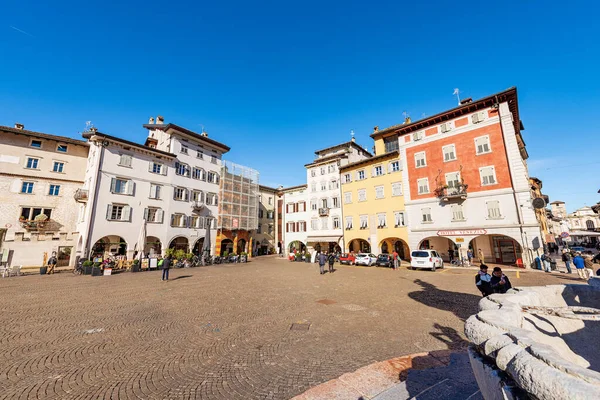 Trento Trentino Alto Adige Italia Marzo 2020 Piazza Del Duomo —  Fotos de Stock