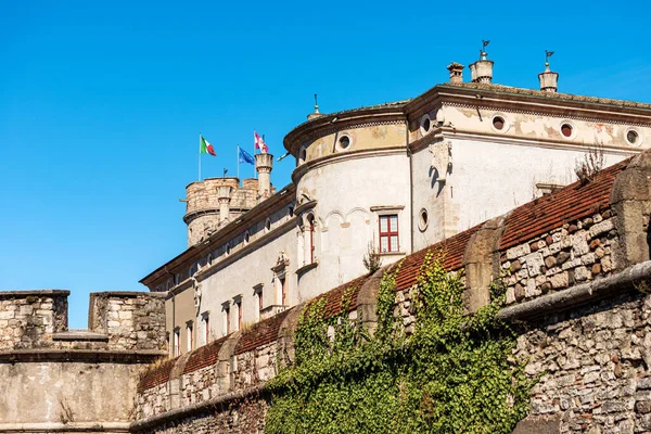 Castello Del Buonconsiglio或Castelvecchio 十三至十八世纪 特伦托市中心的中世纪城堡 称为托雷 奥古斯托塔 Trentino Alto Adige — 图库照片