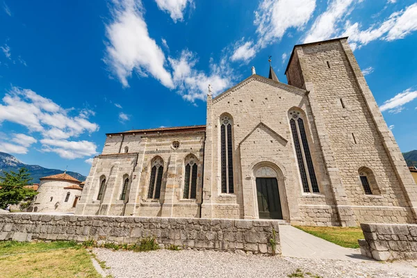 Medieval Cathedral Venzone Church Andrew Apostle 1308 Destroyed 1976 Earthquake — Stock Photo, Image