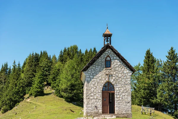 Small Church Chapel Called Almkapelle Maria Schnee Our Lady Snow — Stockfoto