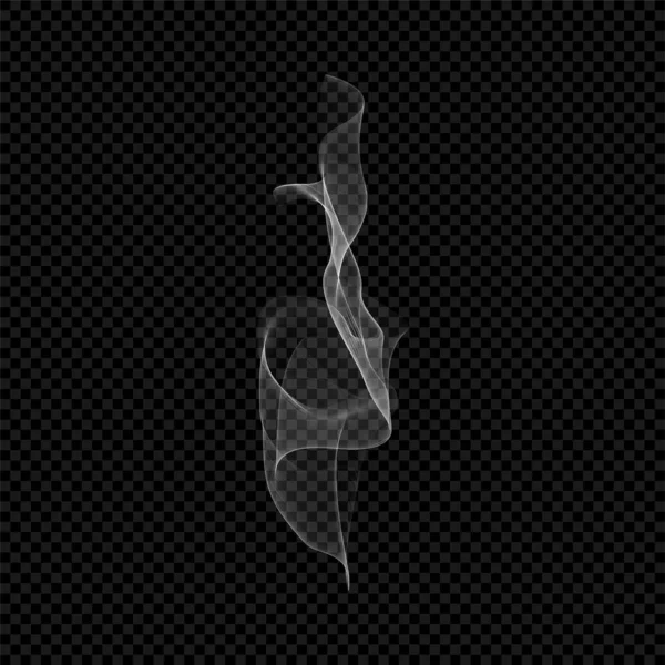 Humo Png Vapor Cigarrillo Aislado Blanco Efecto Transparente Vapor Vapor — Vector de stock