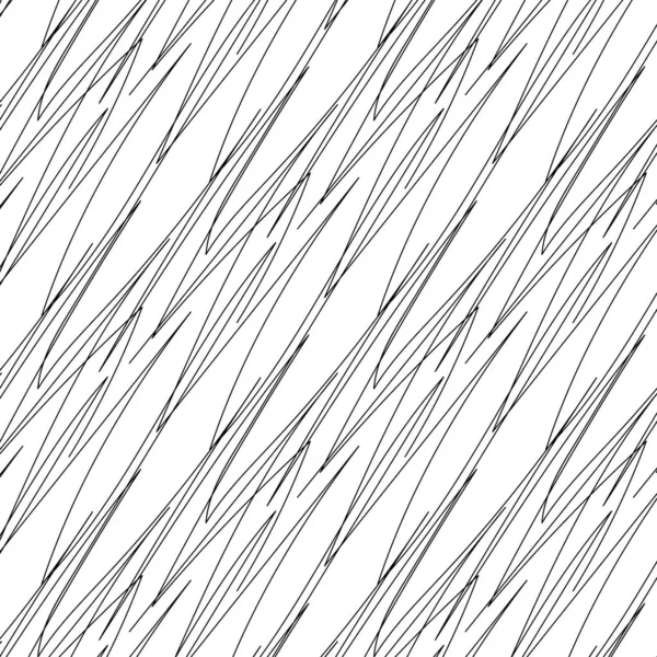 Zen art doodle ornato sfondo astratto. Tratteggio lineare in bianco e nero disegnato a mano. Texture monocromatica zenart creativa. Ripeti casualmente il disegno caotico della superficie dello zentangolo. Illustrazione vettoriale — Vettoriale Stock