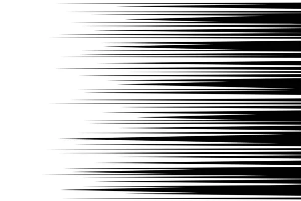 Çizgi roman şeridi yatay hareket çizgileri. Anime çizgi romanları kahraman hızında ya da aksiyon dokusu ışınlarıyla savaşır. Manga süper kahraman çizgi film patlamaları arka planı çiziyor. Vektör illüstrasyonu