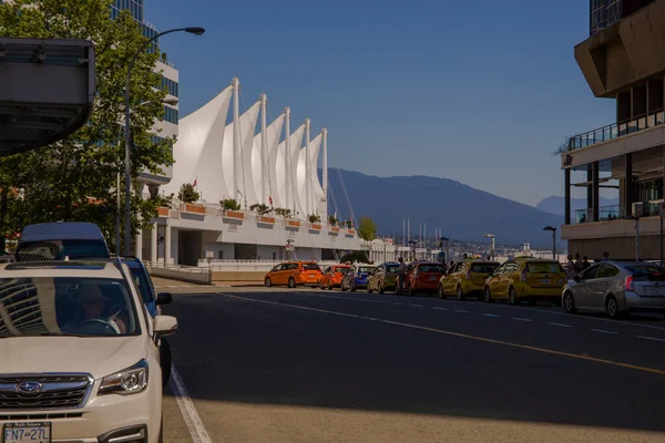 Vancouver şehir merkezindeki Kanada 'da. Okyanus, liman, dinlenme alanı..