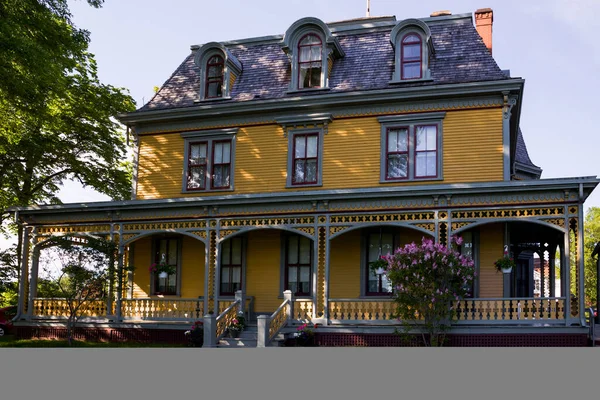 Historical House Braconsfield Charlottetown Prince Edward Island Canada Victorian Wooden — 스톡 사진