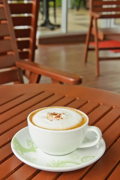Šálek kávy capuchino Stock Snímky