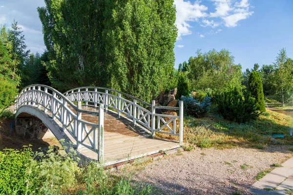 Bridge Ata Botanical Garden Summertime Erzurum Turkey Foto Stock