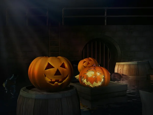 Festa di Halloween in chiesa . — Foto Stock