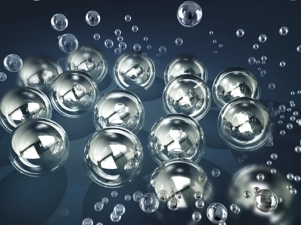 Background transparent balls — Stock Photo, Image