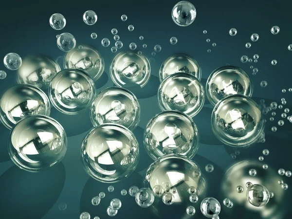 Background transparent balls — Stock Photo, Image