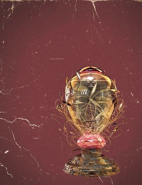 Old vase gold — Stock Photo, Image