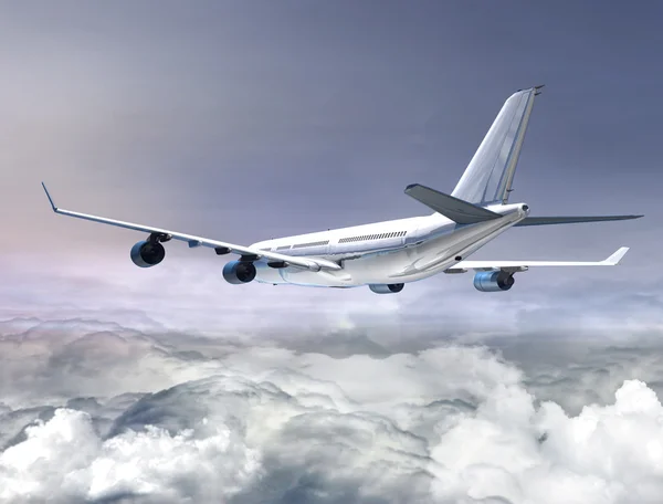 El avión en el aire —  Fotos de Stock