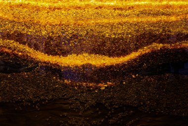 Baltık amber, reçine kesimleri, arka plan veya doku