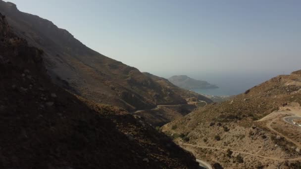 Tolle Berglandschaft. Griechenland, Kreta — Stockvideo