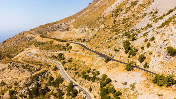 Nagy hegyvidéki táj. Görögország, Kréta — Stock Fotó
