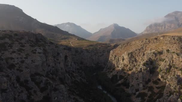 Grande paisagem montanhosa. Grécia, Creta — Vídeo de Stock