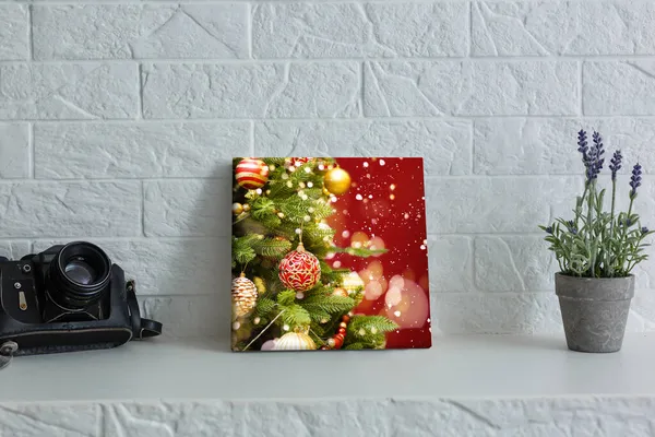 Fotó vászon egy képet a karácsony — Stock Fotó