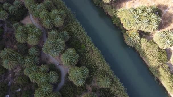 Increíbles playas de Grecia serie preveli Creta — Vídeos de Stock