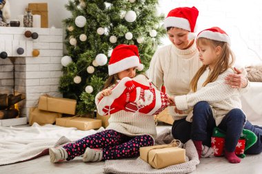 Noel sabahı dost canlısı bir aile