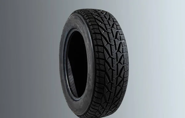 Winter car tire. tire for winter driving — Stock Photo, Image