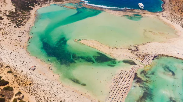 Güzel plajları, Yunanistan - Girit balos Körfezi — Stok fotoğraf