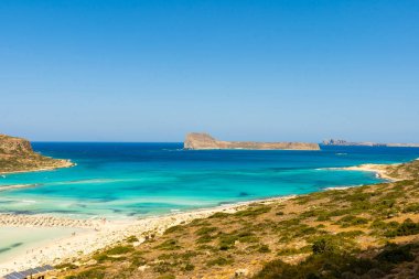 Ballos, Girit, Yunanistan 'daki Mavi Göl