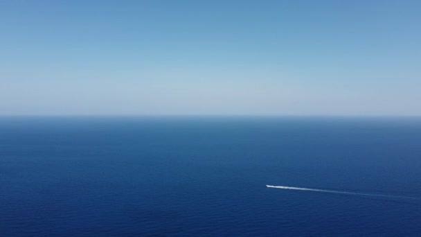 Аэродрон видео пляжа на острове Крит, Греция. — стоковое видео
