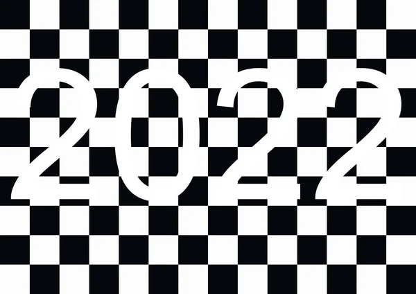 2022年ヴィンテージの背景に書かれた年 — ストック写真