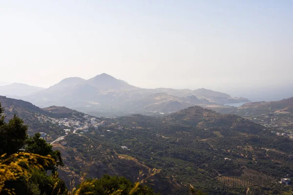 Mountain view, Heraklion District, Crete Island, Greece — Stock Photo, Image