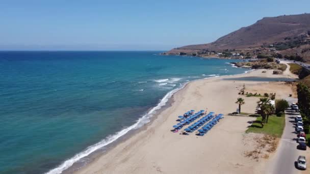 爱琴海海上的克里特岛，希腊的假期 — 图库视频影像