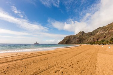 plaj arka planı, kum ve okyanus