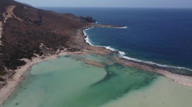 güzel plajları, Yunanistan - Girit balos Körfezi