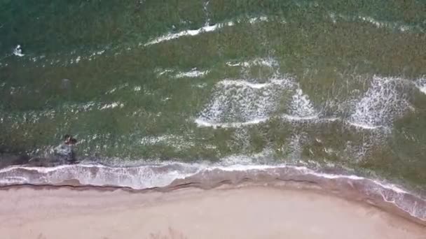 Spiaggia tropicale onda stile retrò — Video Stock