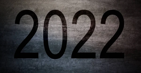 2022年ヴィンテージの背景に書かれた年 — ストック写真