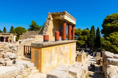 knossos Sarayı. Girit. Yunanistan