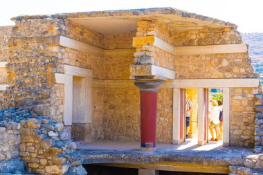 Minoan uygarlığı ve insanlar, Girit, Yunanistan olmadan Kandiye, kültür Knossos Sarayı