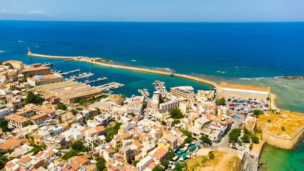 Úžasný letecký pohled na ostrov na Krétě, Řecko. — Stock fotografie