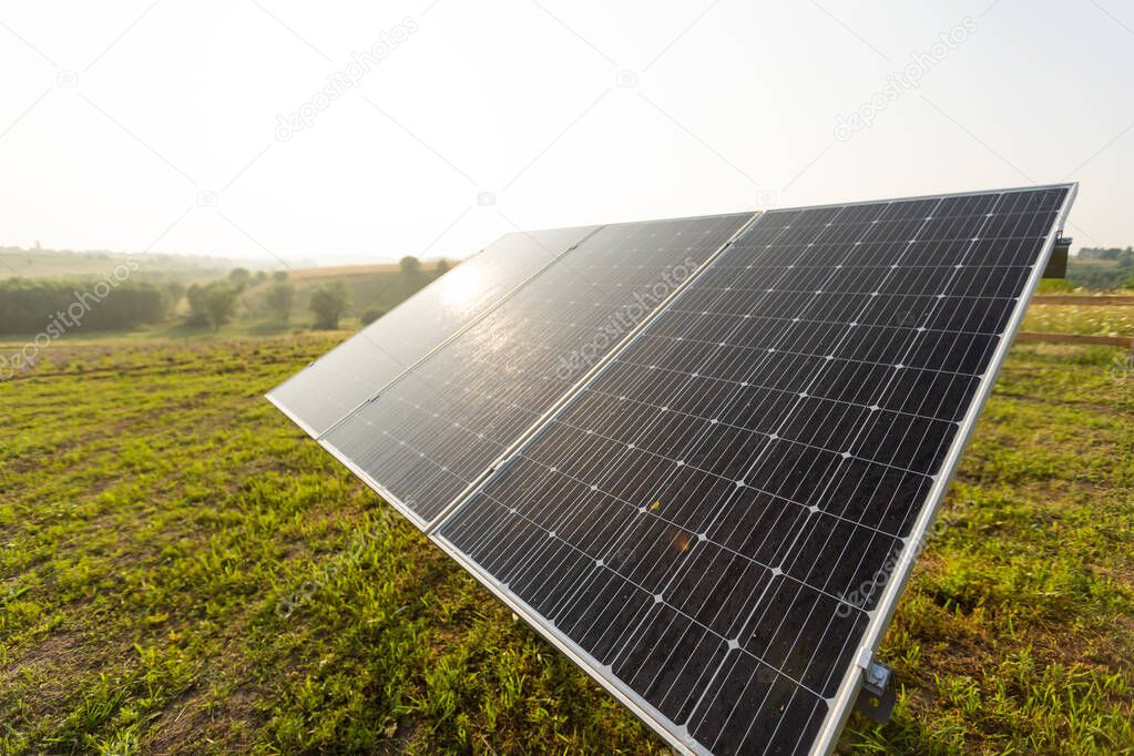 photovoltaics in solar power station energy from natural