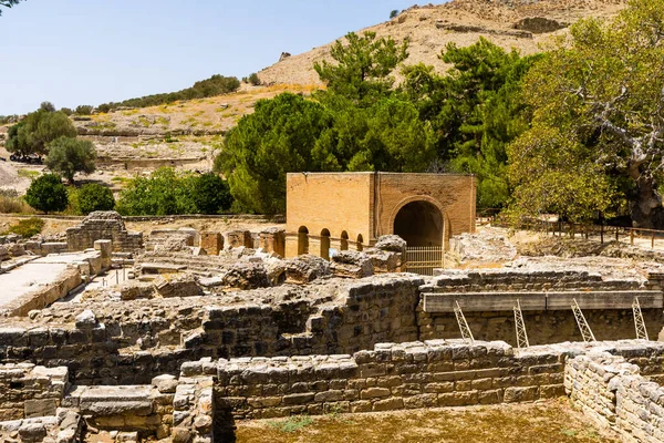 Древнеримская эпоха рушится на острове Крит в Греции . — стоковое фото