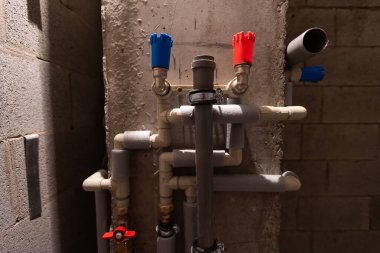 Elektrik odasındaki şalter. Elektrik arkaplanı