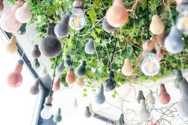 Dış taraf bir ampul dekor