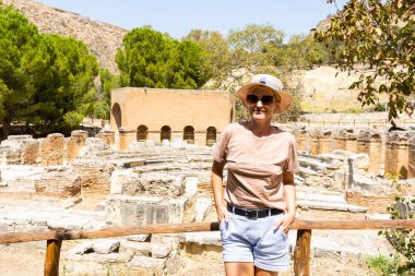 praetorium gortyna Girit Adası Yunanistan, Antik Roma Dönemi kalıntıları.