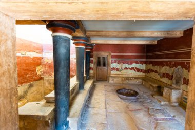 Knossos Girit, üst manzara, Yunanistan