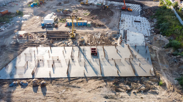 construction of a large residential complex