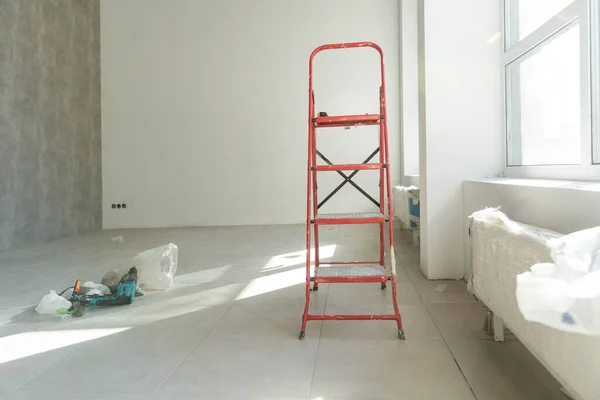 Interior sebuah rumah sedang dibangun. Renovasi sebuah apartemen — Stok Foto