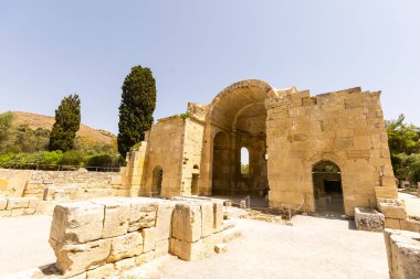 Heraklion ilinin güneyindeki Gortyna ya da Gortys antik kenti..