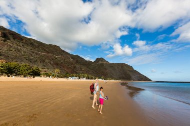 Playa de las teresitas, Kanarya Adası tenerife, İspanya