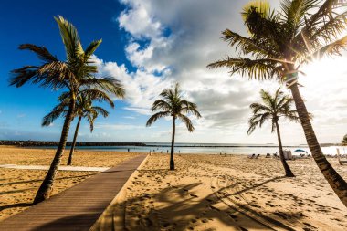 Playa de las teresitas, Kanarya Adası tenerife, İspanya