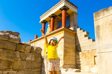knossos Sarayı. Girit. Yunanistan